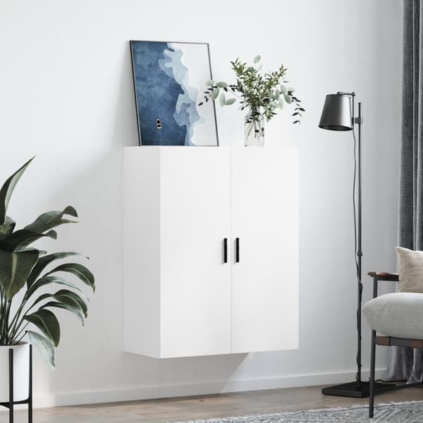 vidaXL Väggskåp vit 69,5x34x90 cm Vit
