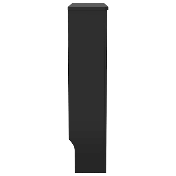 vidaXL Elementskydd MDF svart 78 cm Svart
