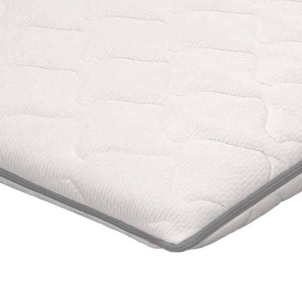 vidaXL Bäddmadrass 90x200 cm viskoelastiskt minnesskum 6 cm Vit