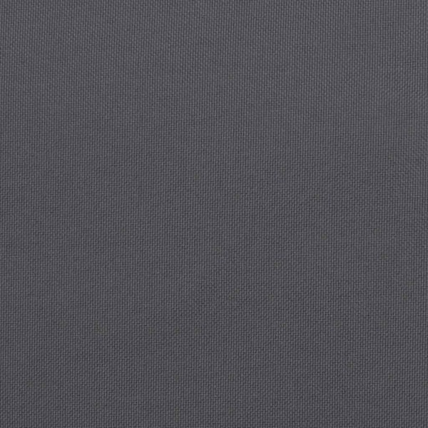 vidaXL Bänkdyna för trädgården antracit 180x(50+50)x7 cm oxfordtyg Antracit