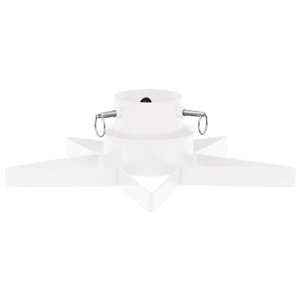 vidaXL Julgransfot vit 47x47x13,5 cm Vit