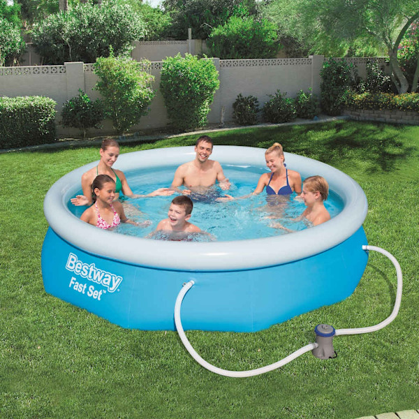 Bestway Trädgårdspool Fast Set 305x76 cm 57270 Blå