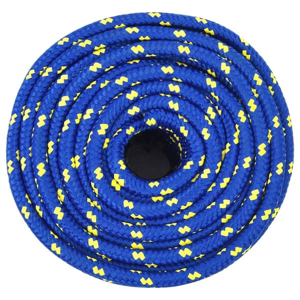 vidaXL Båtlina blå 14 mm 25 m polypropen Blå