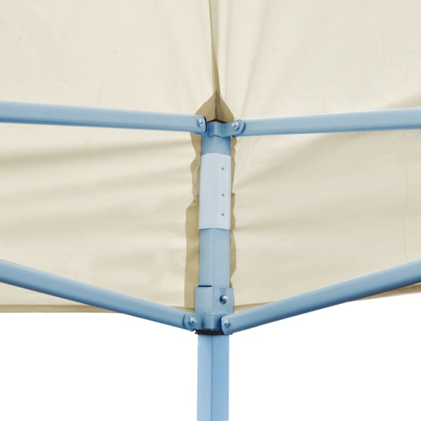 vidaXL Partytält hopfällbart 3 x 6 m gräddvit Creme