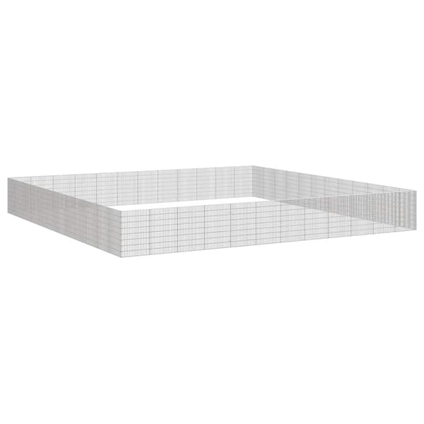 vidaXL Husdjursbur 48-panel 54x80 cm galvaniserat järn Silver