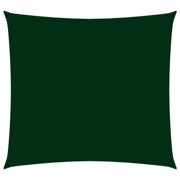 vidaXL Solsegel oxfordtyg fyrkantigt 2,5x2,5 m mörkgrön Grön