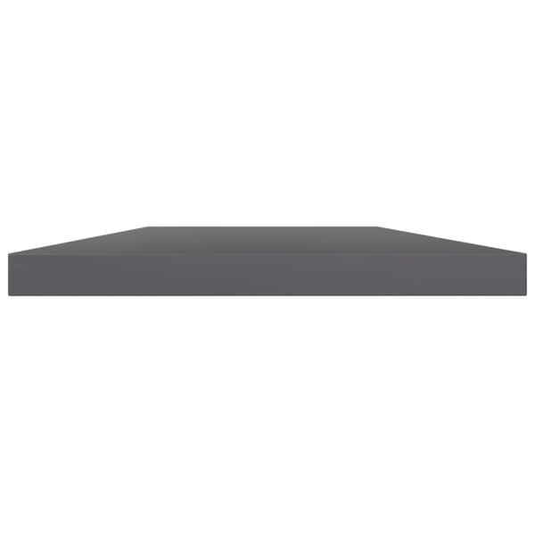 vidaXL Hyllplan 8 st grå högglans 40x20x1,5 cm konstruerat trä grå