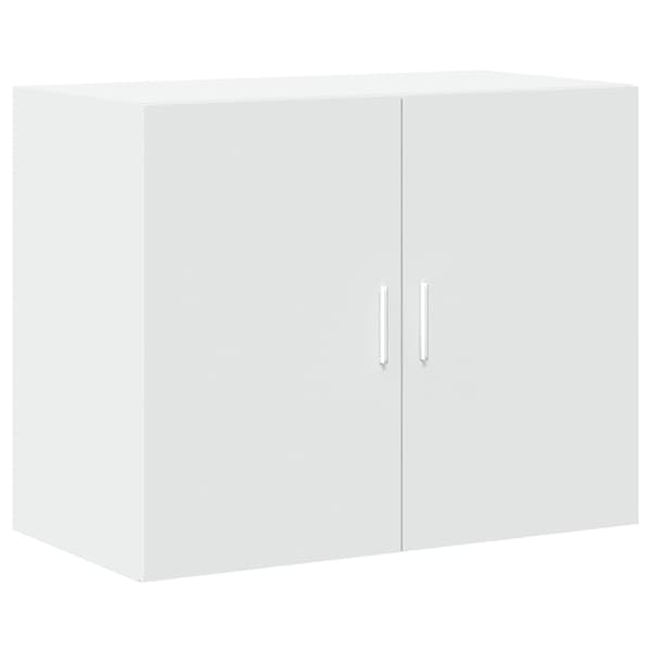 vidaXL Högskåp vit 80x42,5x249 cm konstruerat trä Vit