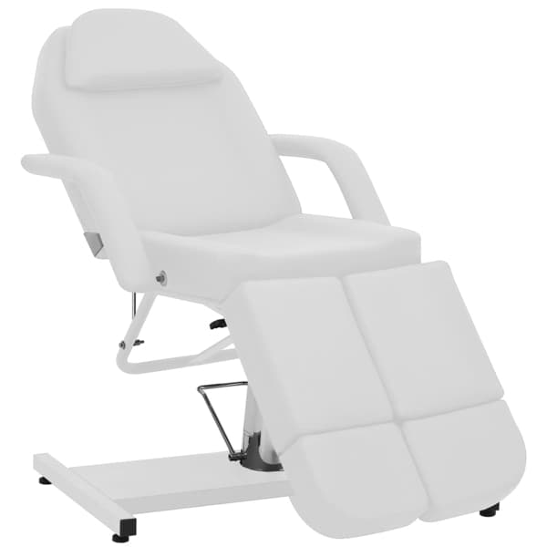 vidaXL Behandlingsstol konstläder vit 180x62x78 cm Vit
