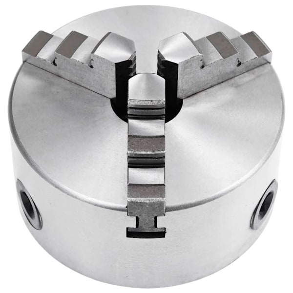 vidaXL 3-backs självjusterande svarvchuck 125 mm stål