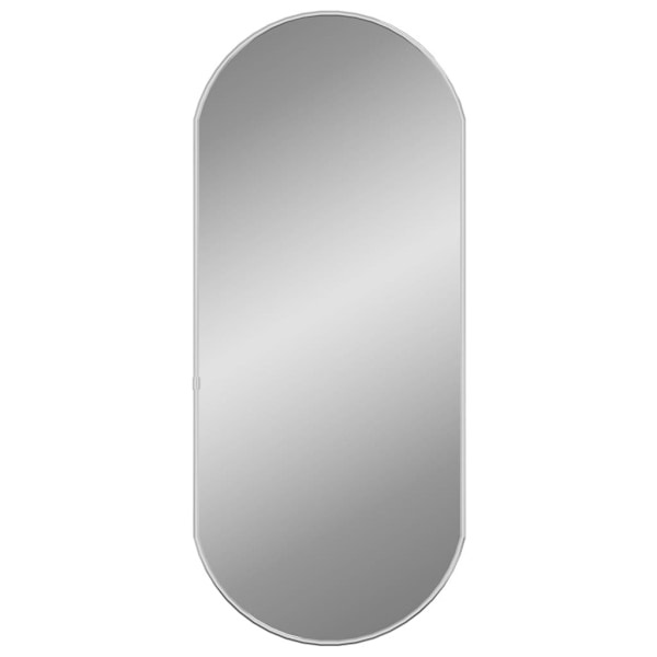 vidaXL Väggspegel silver 70x30 cm oval Silver