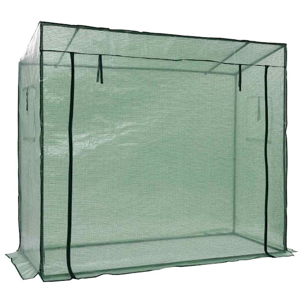 vidaXL Växthus 200x80x173 cm Grön