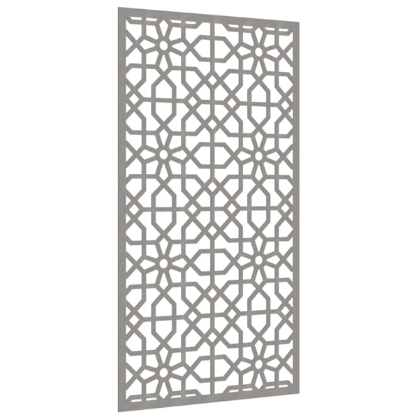 vidaXL Väggdekoration 105x55 cm rosttrögt stål morisk design Brun
