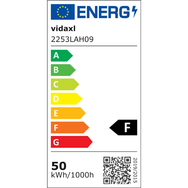 vidaXL Strålkastare med stativ 2x50 W LED kallvit Svart