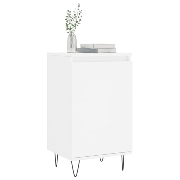 vidaXL Byrå vit 40x35x70 cm konstruerat trä Vit