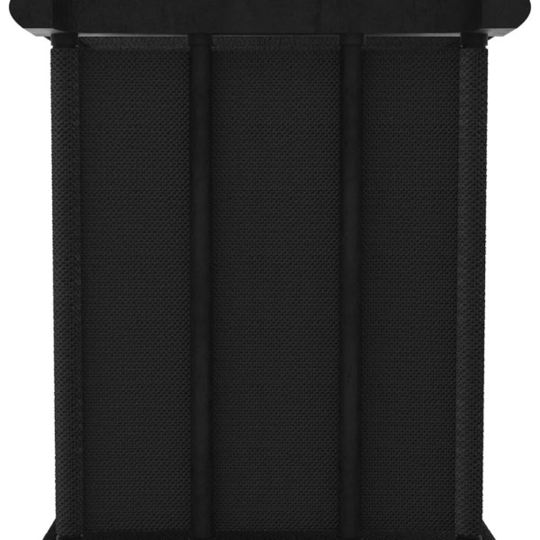vidaXL Hylla med 9 kuber med lådor svart 103x30x107,5 cm tyg Svart