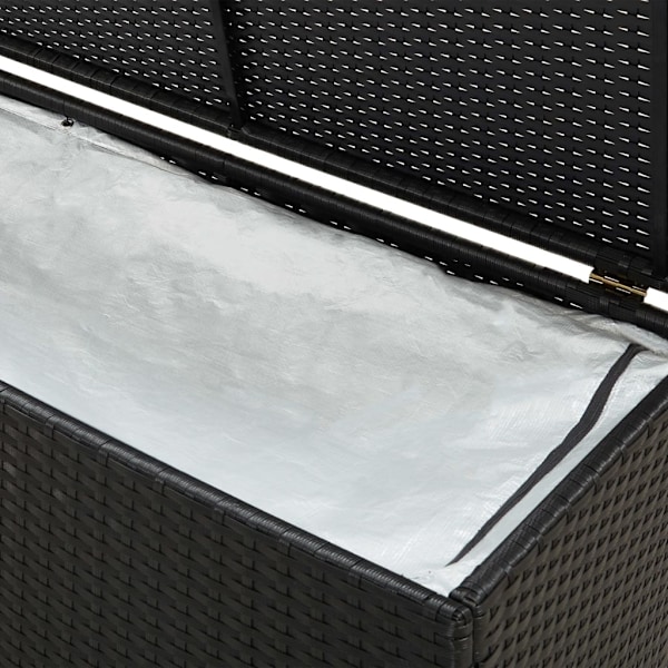 vidaXL Dynbox konstrotting 200x50x60 cm svart Svart
