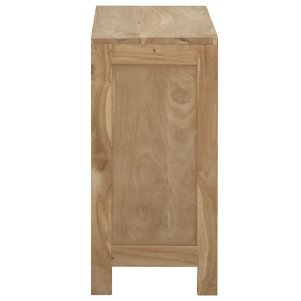 vidaXL Byrå 80x30x55 cm massiv teak Brun