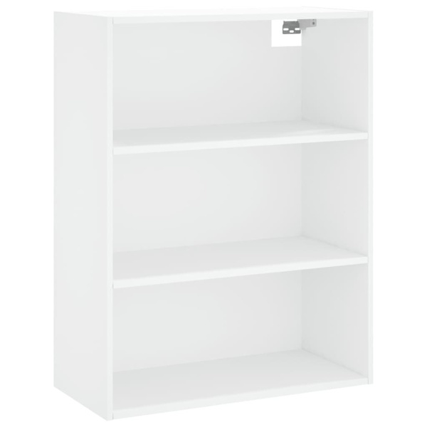 vidaXL Högskåp vit 69,5x34x180 cm konstruerat trä Vit