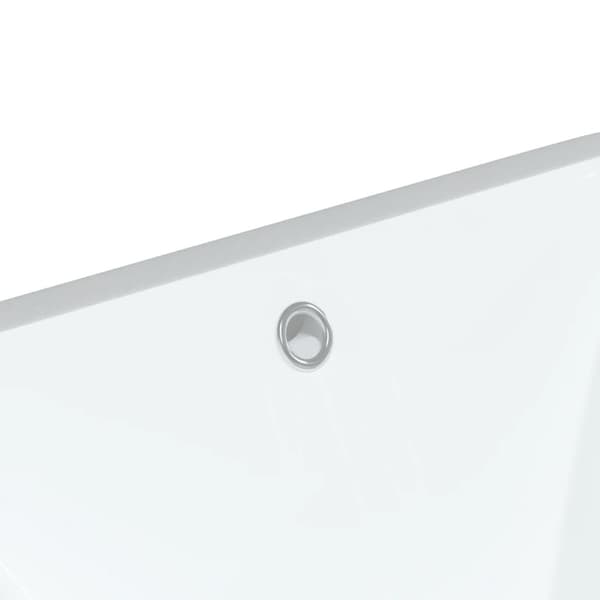 vidaXL Handfat vit 36,5x32x15,5 cm rektangulär keramik Vit