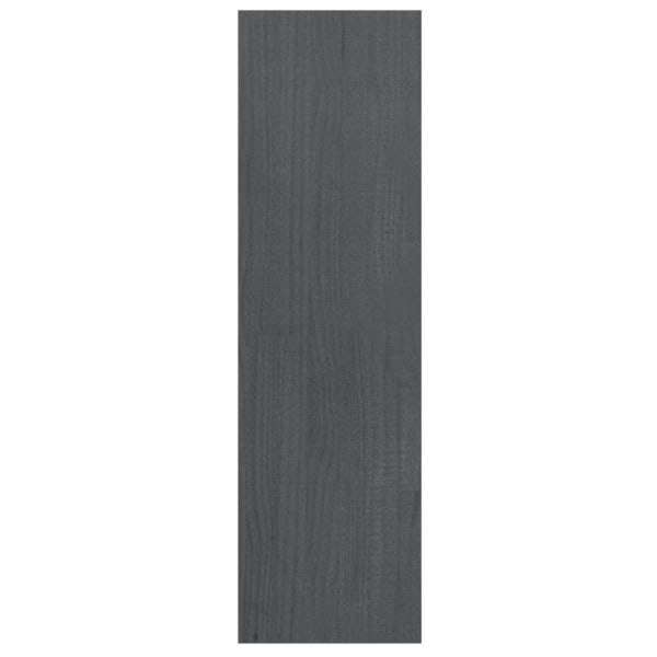 vidaXL Bokhylla/Rumsavdelare 40x30x103,5 cm furu grå grå