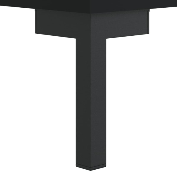 vidaXL Sängbord svart 40x35x47,5 cm konstruerat trä Svart