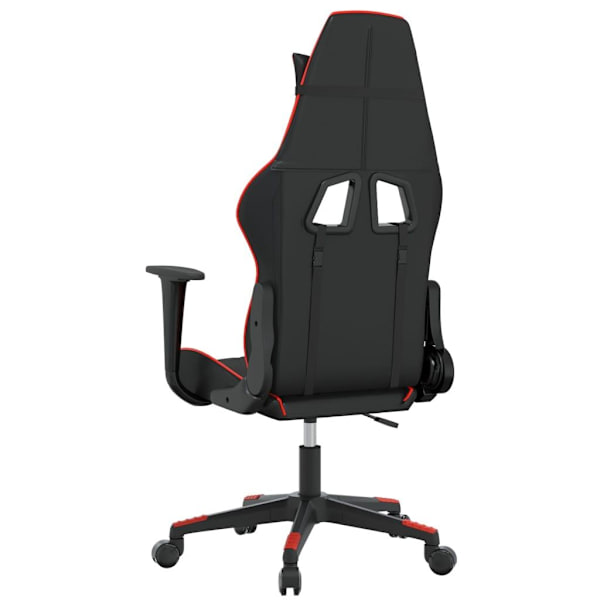 vidaXL Gamingstol svart och röd konstläder Svart