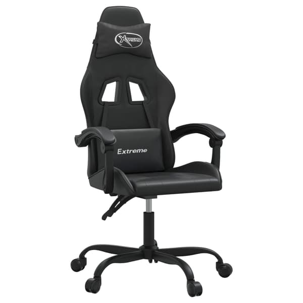 vidaXL Gamingstol svart konstläder art