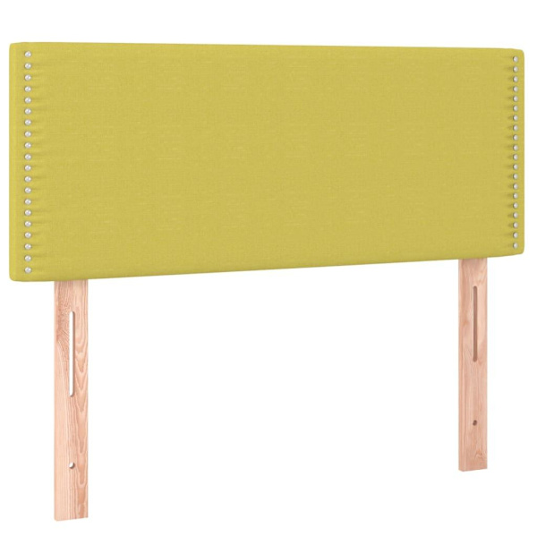 vidaXL Sänggavel grön 100 x 5 x 78/88 cm tyg Grön