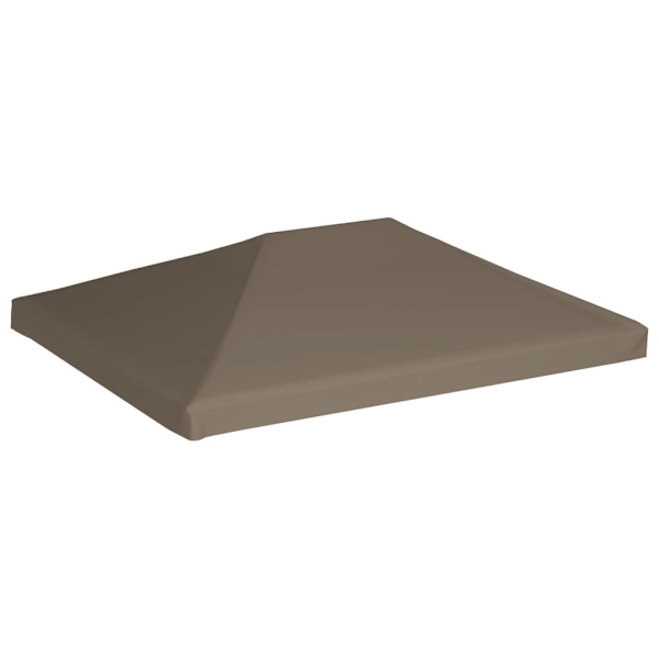 vidaXL Paviljongtak 310 g/m² 3x4 m taupe Taupe
