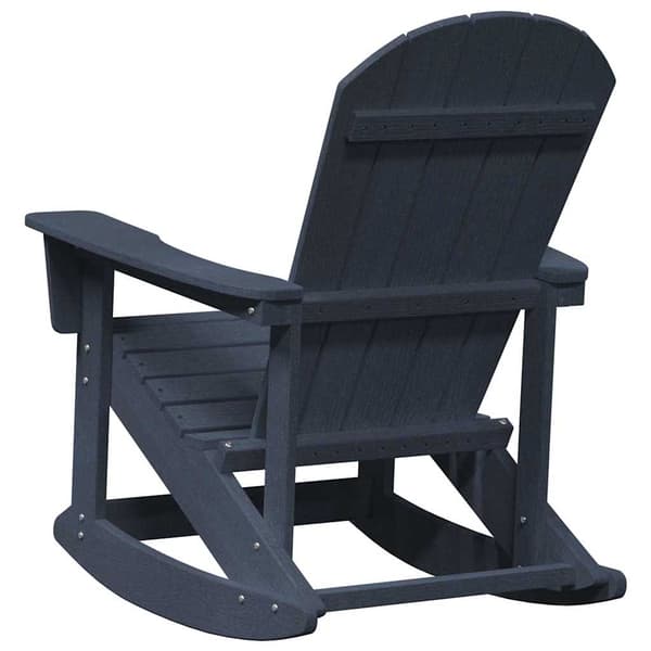 vidaXL Adirondack Gungstolar 2 st Mörkblå HDPE Marinblå