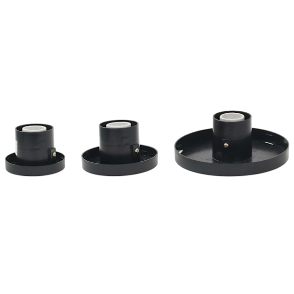 vidaXL Globlampa LED set 3 st sfäriska 20/30/40 cm PMMA Vit