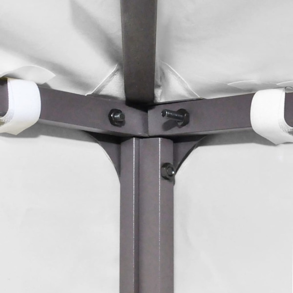vidaXL Paviljongtak med ventilering 310 g/m² 4x3 m vit Vit