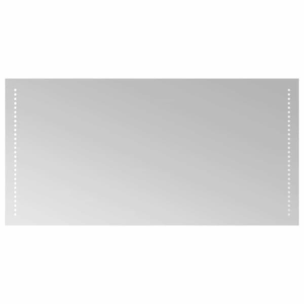 vidaXL Badrumsspegel LED 100x50 cm Transparent