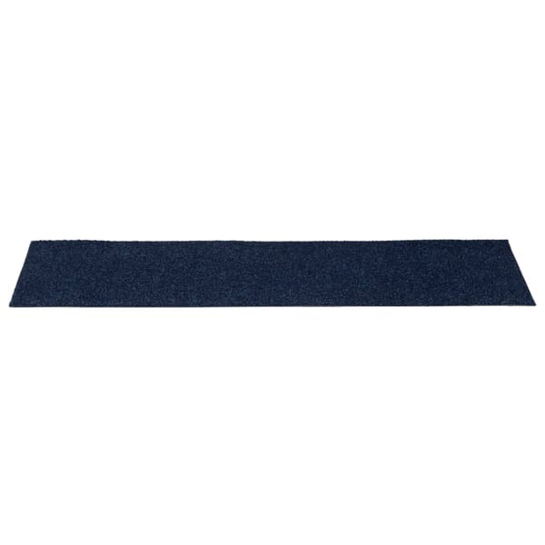 vidaXL Trappmattor självhäftande 15 st 76x20 cm marinblå rektangulära Blå
