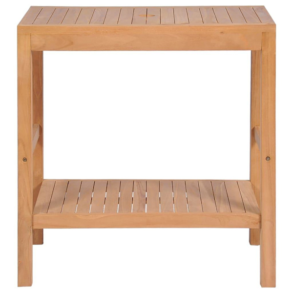vidaXL Badrumsunderskåp massiv teak 74x45x75 cm Brun