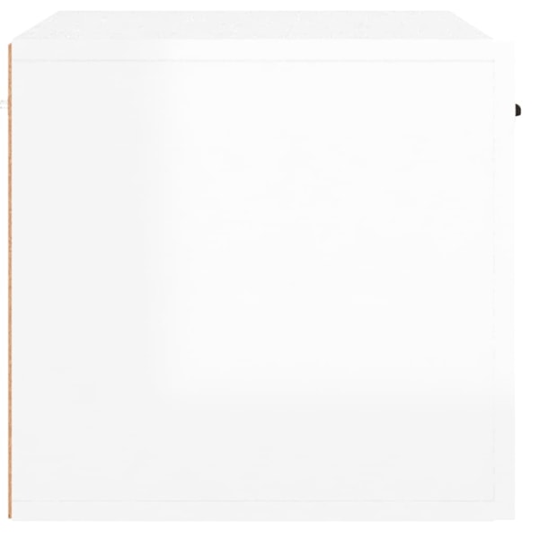 vidaXL Väggskåp vit högglans 60x 36,5x35 cm konstruerat trä Vit