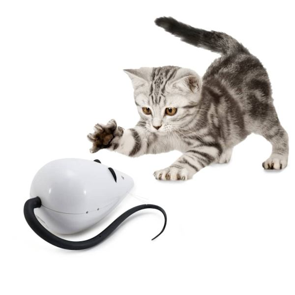 FroliCat Automatisk kattleksak RoloRat Vit