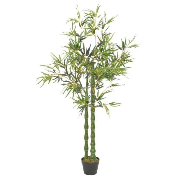 vidaXL Konstväxt Bambu med kruka 160 cm grön Grön
