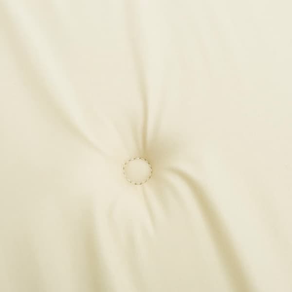 vidaXL Trädgårdsstolsdynor 2 st Gräddvit 100 x 50 x 3 cm Creme