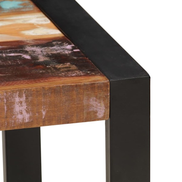 vidaXL Soffbord 120x60x40 cm massivt återvunnet trä multifärg