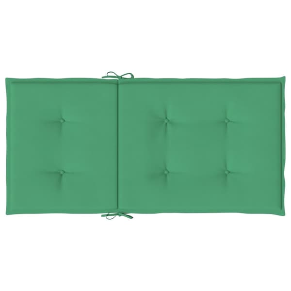 vidaXL Trädgårdsstolsdynor 4 st Grön 100 x 50 x 3 cm Grön