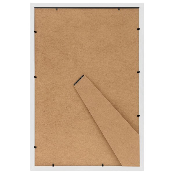 vidaXL Fotoramar 3 st för bord vit 13x18 cm MDF Vit
