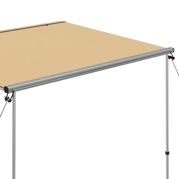 vidaXL Husvagnsmarkis 2x2x2,15 m beige Beige