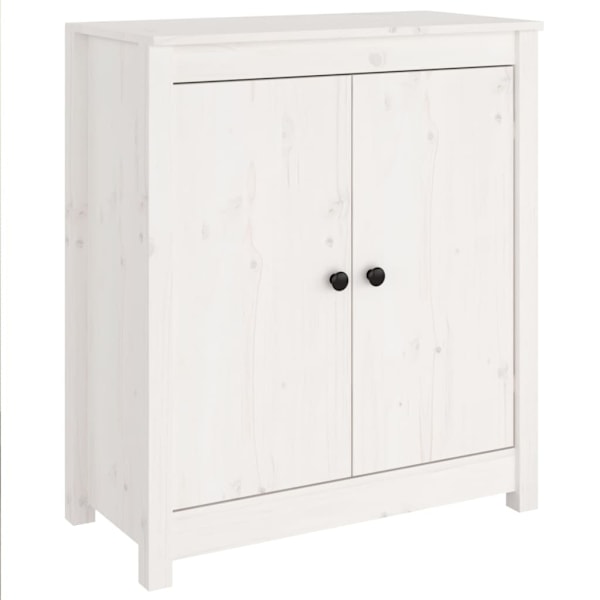 vidaXL Skänkar 2 st vit 70x35x80 cm massiv furu Vit