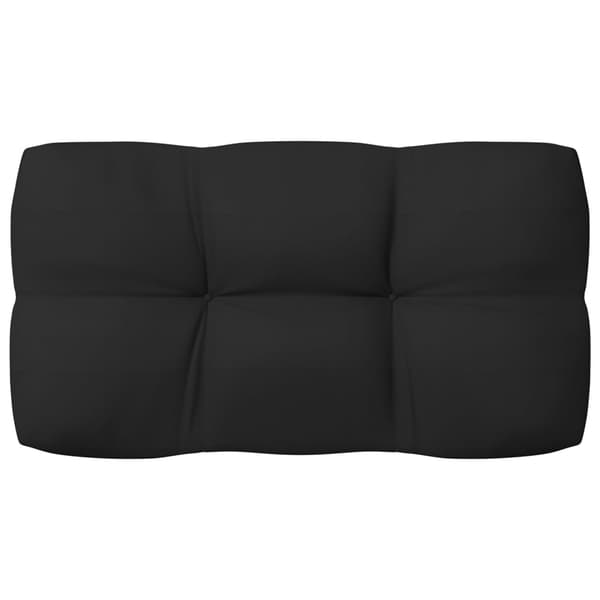 vidaXL Dynor till pallsoffa 7 st svart Svart