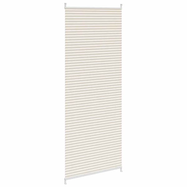 vidaXL Plisségardin 70x200 cm creme Creme