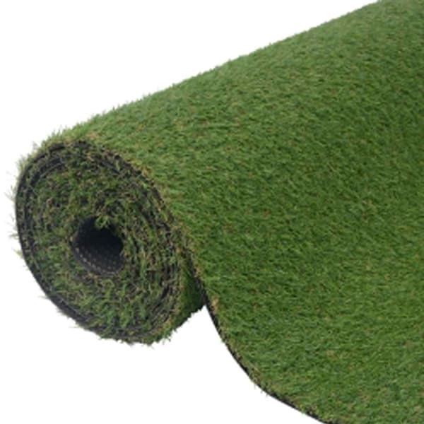 vidaXL Konstgräsmatta 1x5 m/20 mm grön Grön