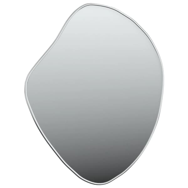 vidaXL Väggspegel silver 60x50 cm Silver