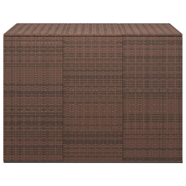 vidaXL Dynbox PE-rotting 145x100x103 cm brun Brun